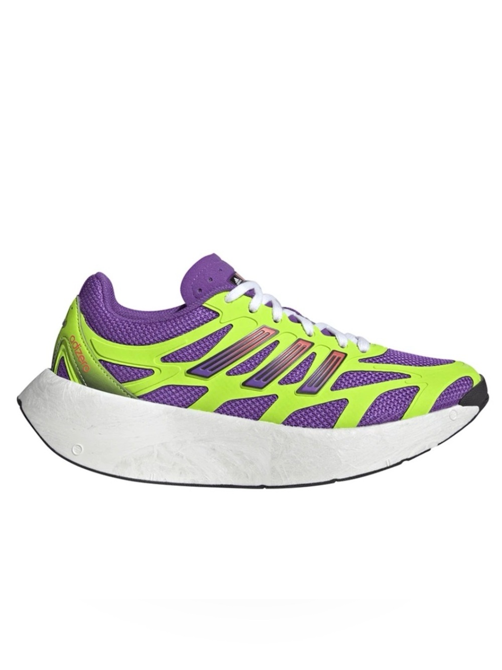 adidas Adizero Aruku Lace Up  Womens Green, Purple Sneakers Casual Shoes JP5566